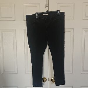 Levi's Black Skinny Jeans Stretchy Denim